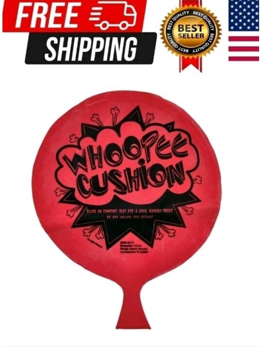 8 Inch Whoopee Cushion, One per Order